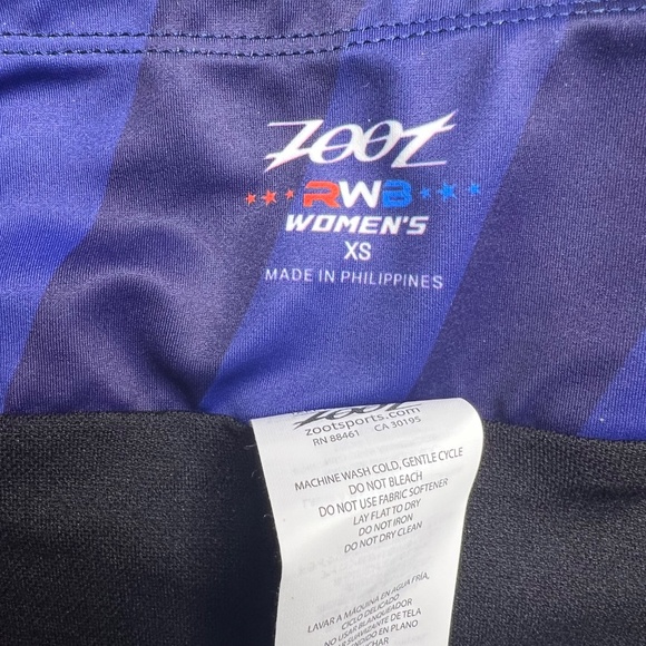 ZOOT Women's Ltd 3" Running Shorts - Limited Edition, Red White Blue, USA - XS - Picture 10 of 15